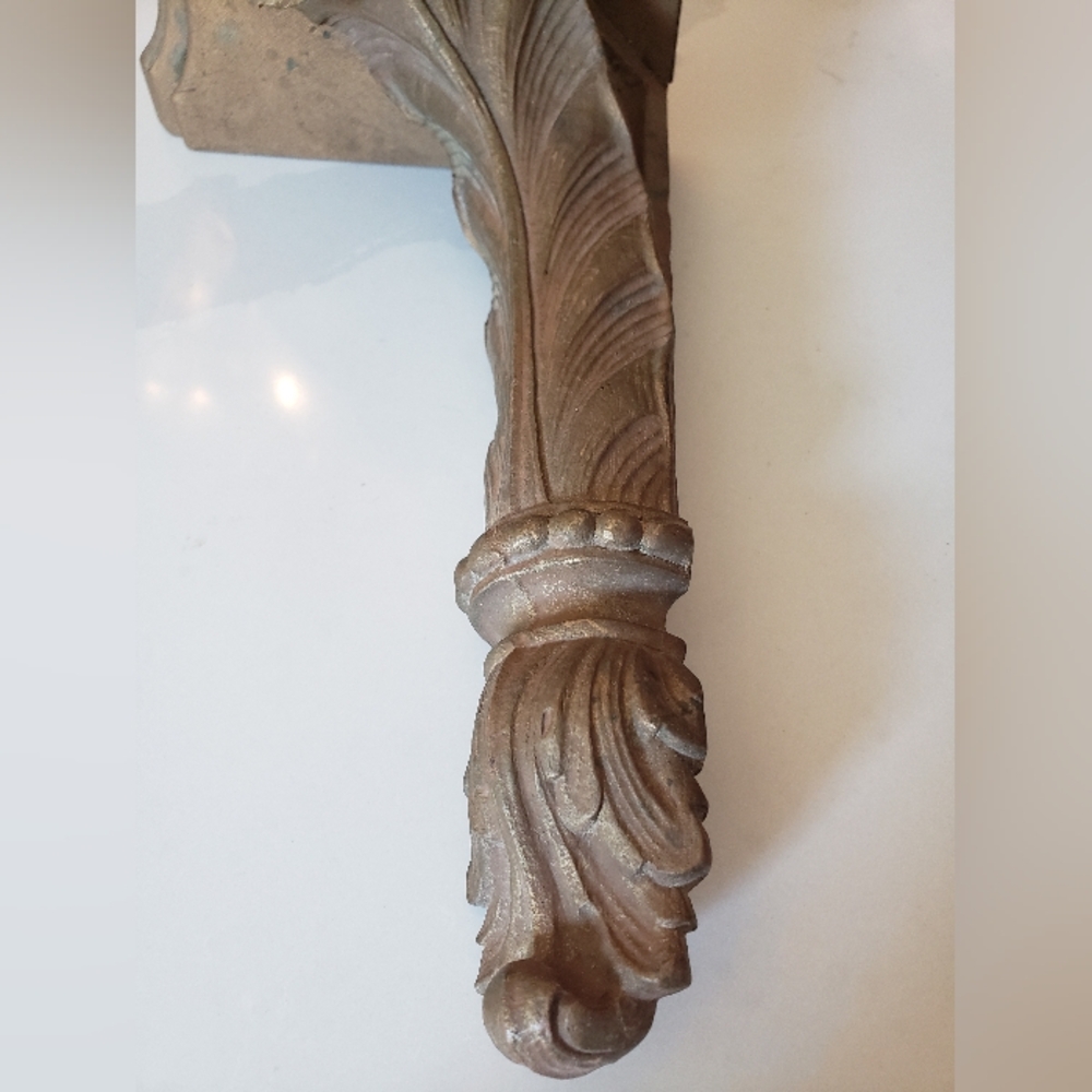 Vintage Syroco Wood Corner Display Shelf, Hard To Come By, Wood Composite - Picture 9 of 9